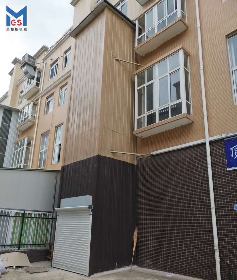 雙臂雙缸（室外）導軌式升降平臺